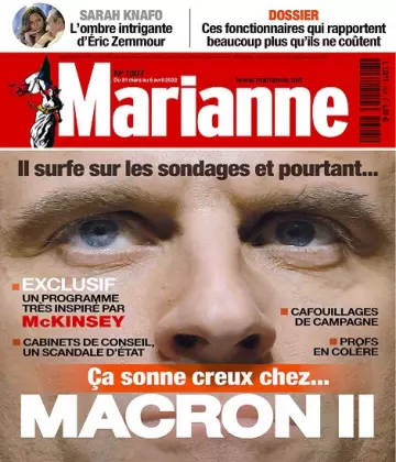Marianne N°1307 Du 31 Mars 2022  [Magazines]