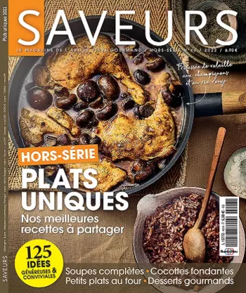 Saveurs Hors Série N°46 – Plats Uniques 2022  [Magazines]