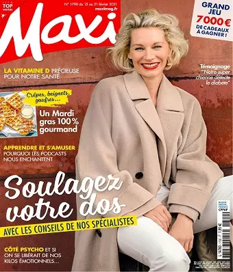 Maxi N°1790 Du 15 au 21 Février 2021  [Magazines]