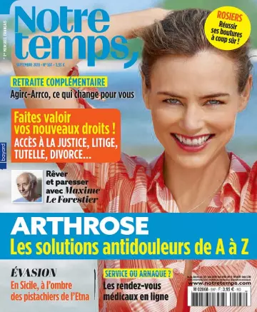Notre Temps N°597 – Septembre 2019 [Magazines]