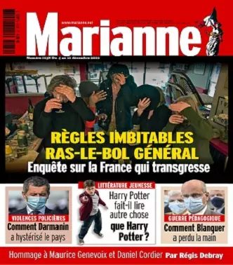 Marianne N°1238 Du 4 au 10 Décembre 2020  [Magazines]