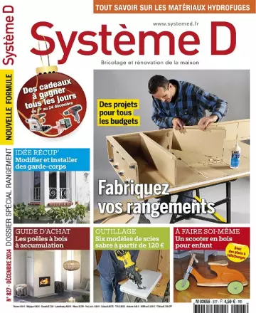 Système D N°827 – Fabriquez Vos Rangements  [Magazines]