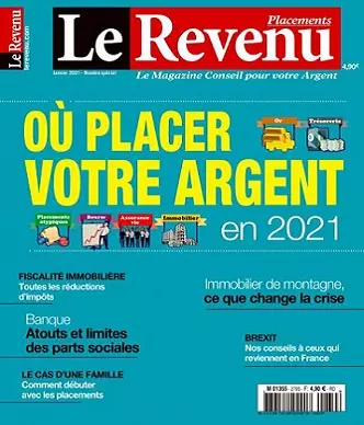Le Revenu Placements N°279 – Janvier 2021 [Magazines]
